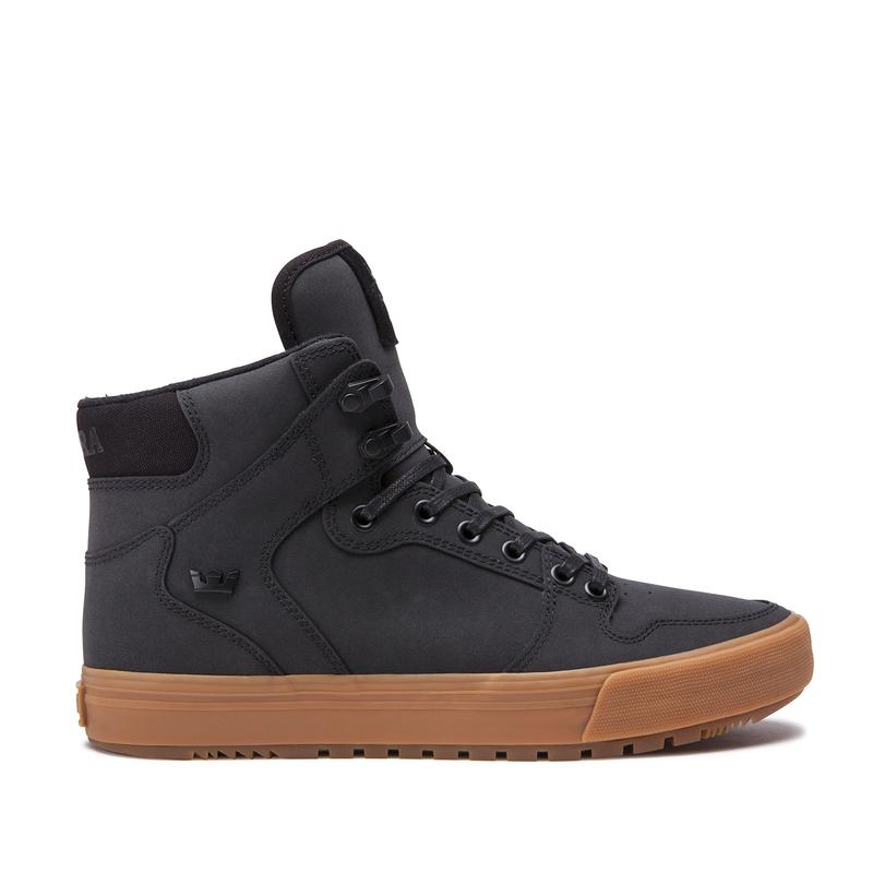 Buty Supra VAIDER COLD WEATHER - Sneakersy Wysokie Męskie - Czarne (UILD-06192)